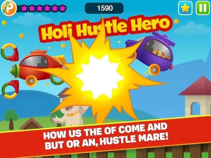 Holi Hustle Hero Game Screenshot